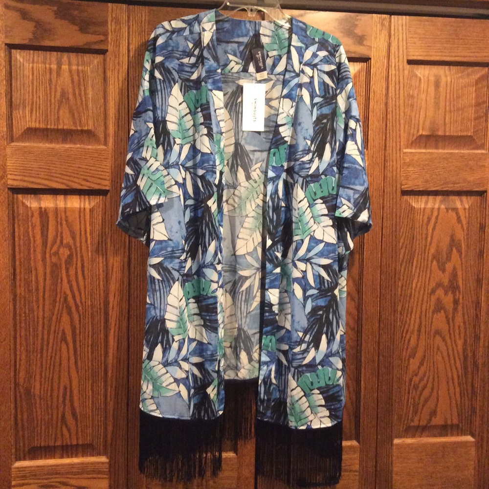 Swimsuits For All NWT Fringe Swim Coverup, 18/20